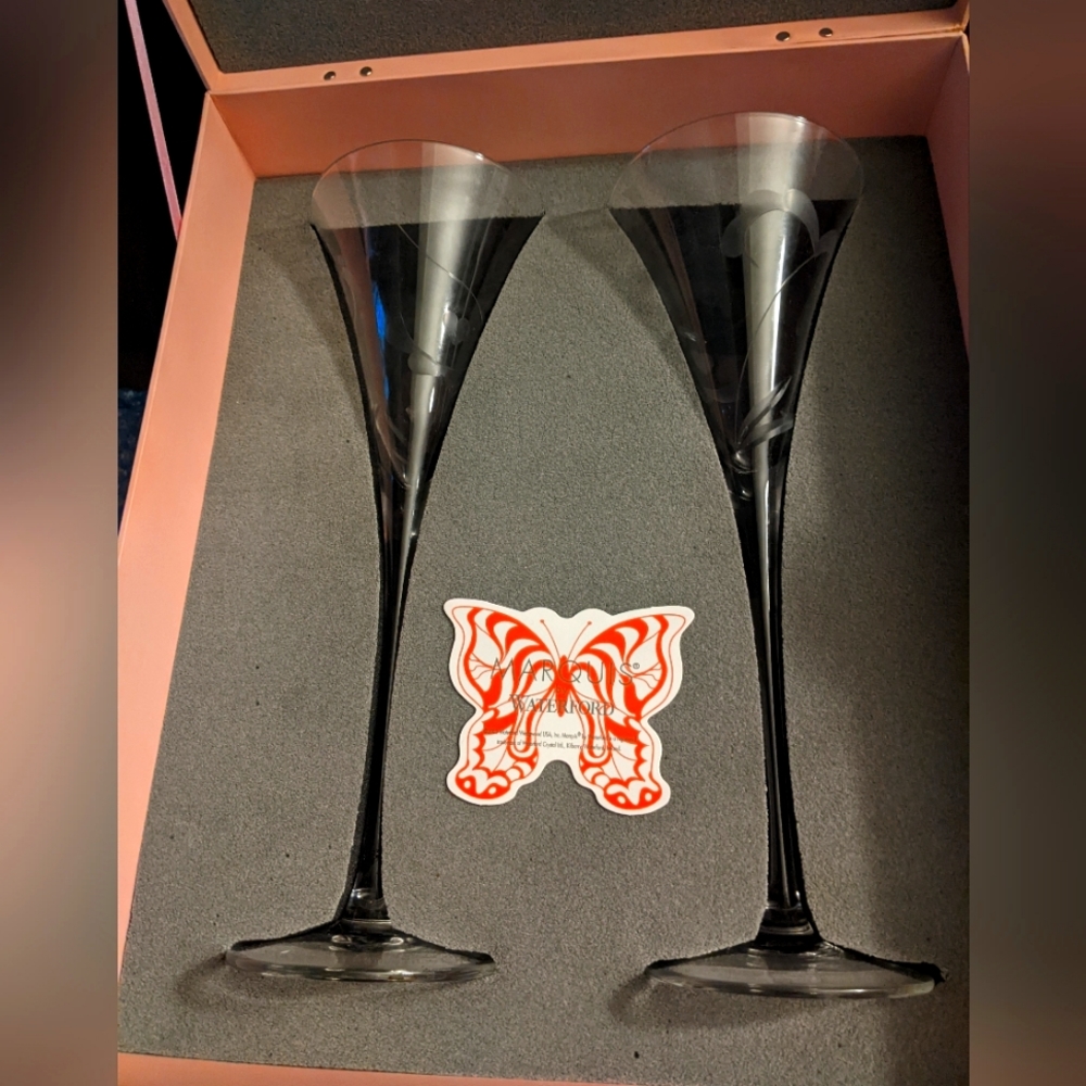 Marquis by Waterford Yours Truly Collection Flutes
